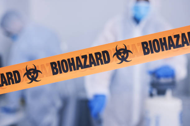 Professional Blood Cleanup technician working in Franklin, NE